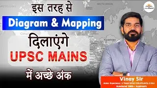 How to use Different Diagram & Maps in UPSC mains answer Writing | UPSC mains | Learning Trick