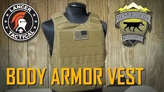 Lancer Tactical - CA-302 Body Armor Vest Review (slick carrier)
