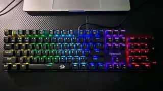 Redragon Sindri K671 Red Switch Mechanical Keyboard Sound Test - Type Racer and First Impressions
