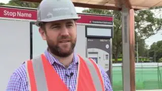 Sydney Light Rail stop prototype