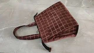 लाखों में अनोखा बैग डिजाइन आपको जरूर पसंद आएगा/ perfect zipper handbag cutting and stitching at home
