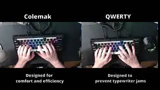 QWERTY vs Colemak Comparison