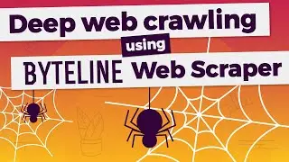 Deep web crawling using Byteline Web Scraper