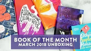 Book of the Month Unboxing: March 2018