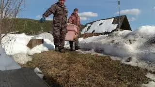 ВЕСНА 2022-ВЫСТОВЛЯЕМ ПЧЕЛ НА ОБЛЕТ -ЗИМОВКА ПЧЕЛ 100%
