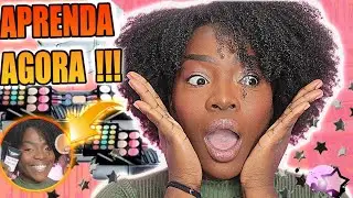 TUTORIAL de MAQUIAGEM para INICIANTES - em PELE NEGRA