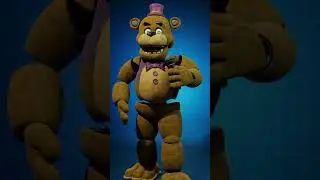 Анимация Дизайн фильма Фредбер из FNAF AR (Animation Movie Design Fredbear from FNAF AR)