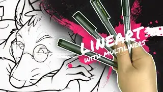 Copic Multiliner Technique | Lineart Tutorial