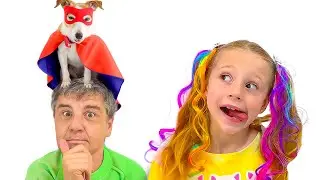 Nastya ve babam bir ev hayvanat bahçesine gittiler - Evdeki Vahşi Hayvan