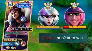SUN SECRET BUILD AND EMBLEM TO DOMINATE THIS META HEROES!!🔥 (Worthy opponent ever)