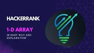 1D array problem of Hackerrank in C