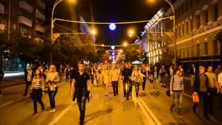 День города Ростов-на-Дону 2013. Люди идут Домой