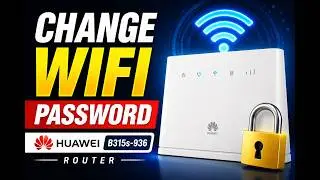 How to change wifi password || Huawei (B315s-936) Router
