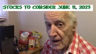 Stocks to Consider, June 11, 2023