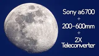 드디어 미러리스로 선명한 낮달을 확대해 보았습니다!! Sony a6700 | Sony 200-600mm | 2X Teleconverter | Filmed in KOREA