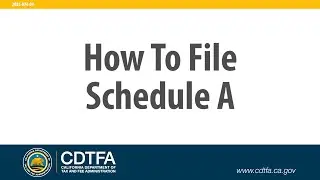 How To File a Schedule A