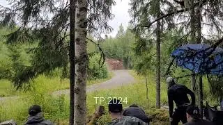 WRC Secto Rally Finland 2024 - Munster crash SS11 Västilä 1