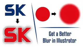 How to make blur effect in illustrator | Gaussian blur in illustrator | blur text in illustrator