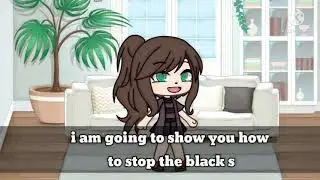 how to fix the black green screen on Kinemaster 💯%working gacha life