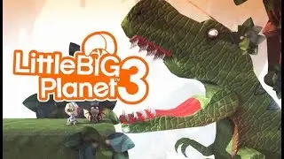 ATTACK OF THE DINOSAURS! | Little Big Planet 3 Multiplayer (156)