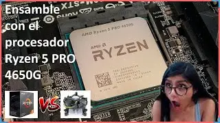 ENSAMBLE DE PC GAMER CON EL PROCESADOR AMD RYZEN 5 PRO 4650G