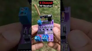4 Channel RF Receiver | How to make a Remote control car 