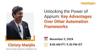 On-Demand Webinar : Unlocking the Power of Appium: Key Advantages Over Other Automation Frameworks