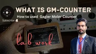 How to use GM counter @Physics_atifzahidmir_A