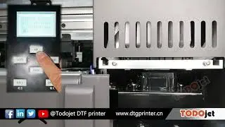 How to adjust "Cap-Hight" for Todojet A3 DTF printer.