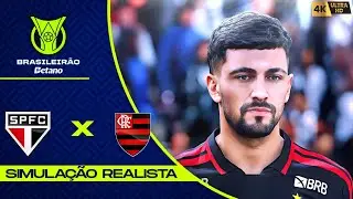São Paulo vs Flamengo | Brasileirão 2026 | Round 1 | Realistic 4K60FPS Simulation | Gogosz Patch.