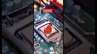 Remember your 1st time use Thermal paste #youtubeshorts #shorts #computer #windows #pc #paste #viral