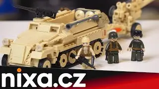 SLUBAN WWII ARMY - Německý polopásový tahač - HALF TRUCK