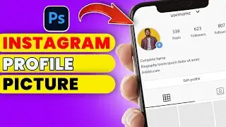 how to create Instagram profile picture in photoshop