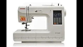 Швейная машина / Обзор / Janome DC 3600 / Как заправить нить