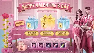 Событие «Romantic Trip: Valentine’s day» в ПУБГ Мобайл/Открытие ящиков,кейсов,рулеток в PUBG Mobile