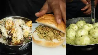 Best Egg Dish Recipe | Egg Biryani, Egg Bhurji and Egg Kurma #asmrcooking