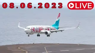 LIVE From Madeira Island Airport 08.06.2023