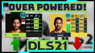 100 MAXED RATED LIONEL MESSI IS OP🔥IN DREAM LEAGUE SOCCER 21I