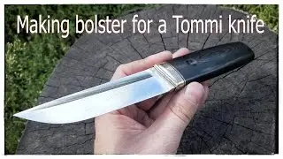 Making bolster for a Finnish knife