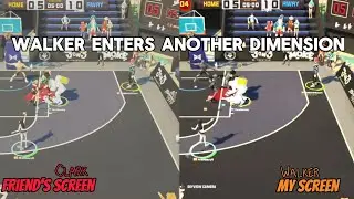 3on3 Freestyle, Walker Enters Another Dimension (2 different screen footage)