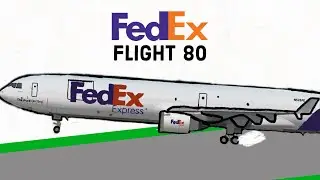 Fedex flight 80-crash animation ￼