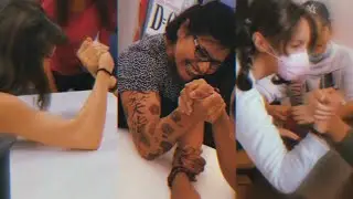 GIRLS vs BOYS - ARM WRESTLING 💪