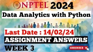 NPTEL Data Analytics with Python Week 3 Assignment Answers | Jan 2024