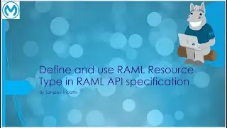 API | Define and use RAML Resource Type in MuleSoft's RAML API specification