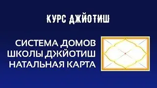 Система домов, школы Джйотиш, Натальная карта