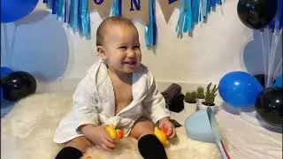 DIY Photoshoot ideas at home | Giulio’s 1st Birthday | CharCharoot