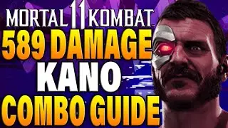 Mortal Kombat 11 Kano Combos - MK11 Kano Tutorial Daryus P