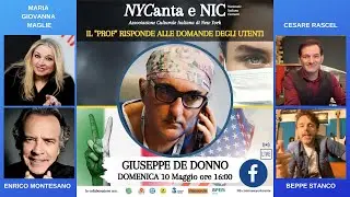 Prof. Giuseppe De Donno - DIRETTA INTEGRALE - Maria Giovanna Maglie, Enrico Montesano, NYCANTA, NIC