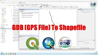 How to open  GDB gps data in QGIS and Export to shapefile -  |Khmer GIS Academy|