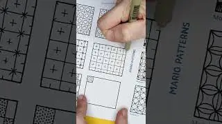 Easy Geometric Zen Doodle Pattern Idea (V)